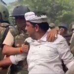 Naresh Meena arrested - then arson-blockade, police vehicles stopped, heavy stone pelting, security forces fired tear gas shells
