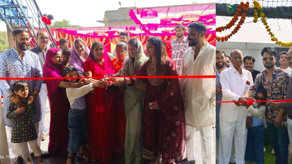 Grand inauguration of Raj Radios Showroom and Cricket Corner Turf