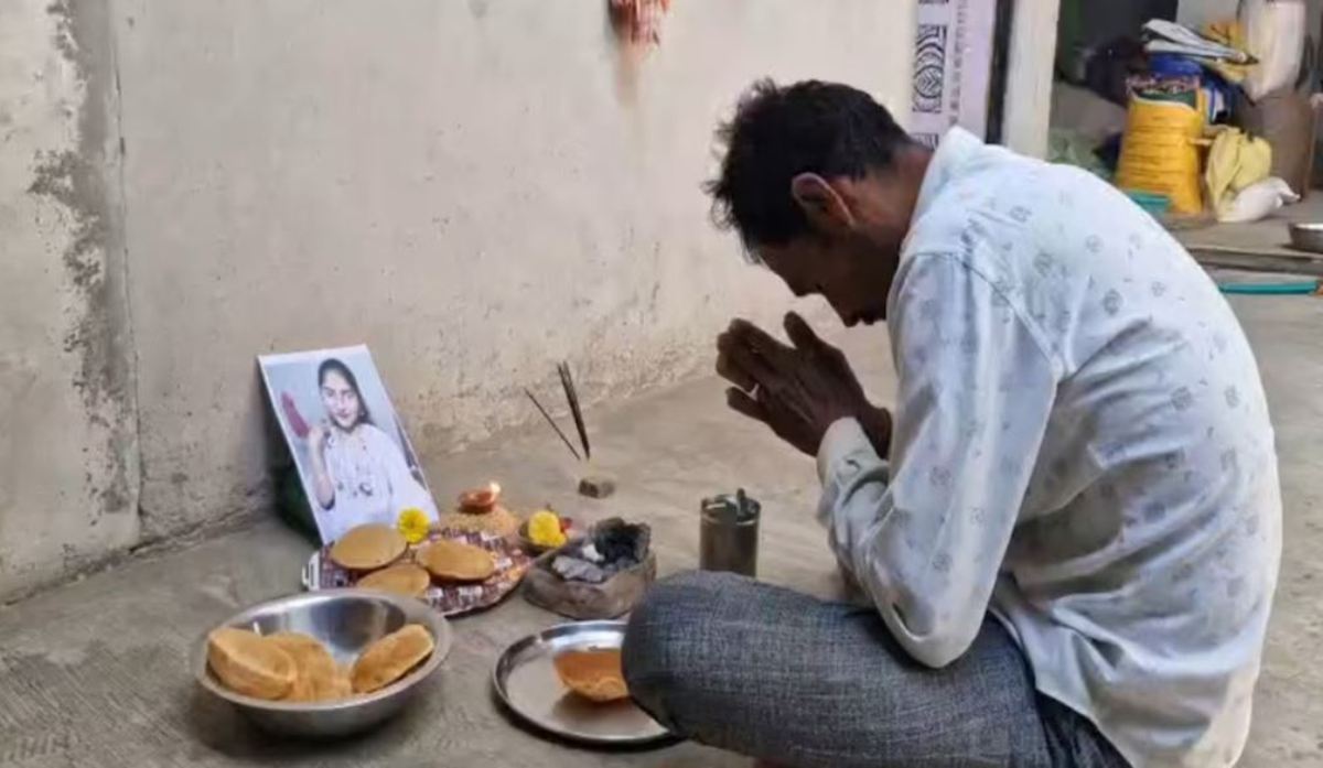 Angered by love marriage, family members performed thirteenth rites, printed cards and performed rituals.