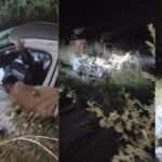Uncontrolled car crushes bike, then hits tractor, one dead, 6 seriously injured