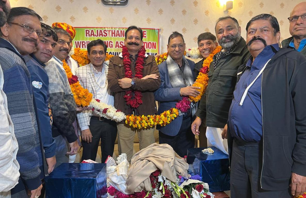 Om Birla's OSD Rajiv Dutta becomes the new president of Rajasthan Wrestling Association.