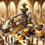 Unique Bhandara: 51,500 kg churma is being made with JCB and thresher machine, Bhairu Baba will enjoy it