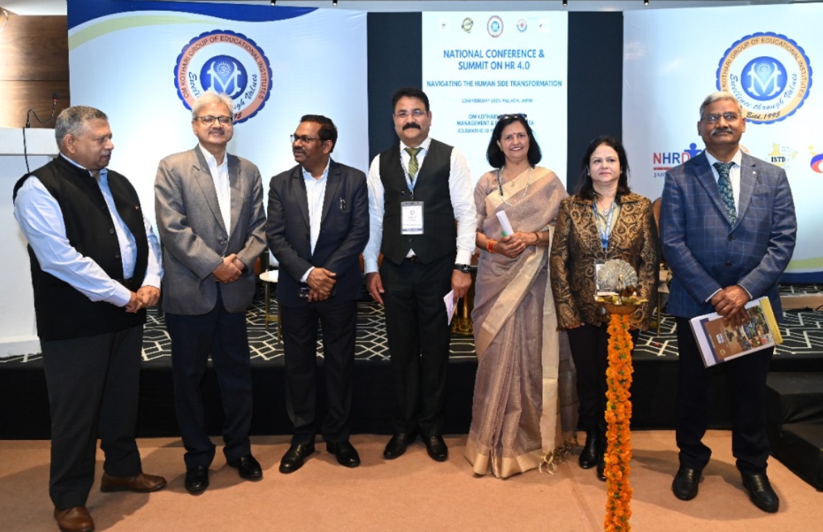 National Conference on HR 4.0 Navigating the Human Side Transformation concluded by Om Kothari Institute Kota