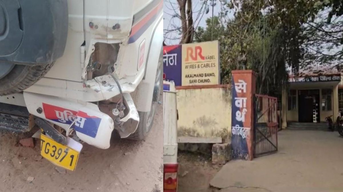 Head constable suspended for chasing illegal gravel vehicle and reaching another police station area - investigation started