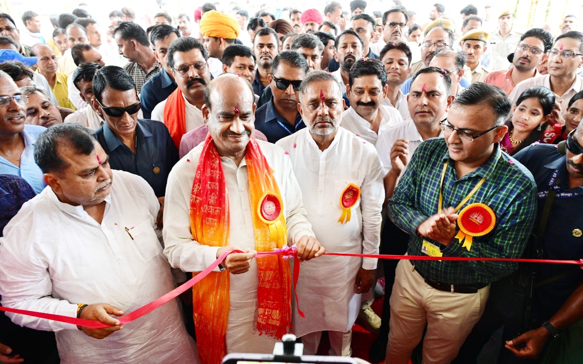 Foundation stone and inauguration of development works in Krishi Upaj Mandi at a cost of Rs. 24 crore