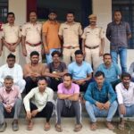 Bundi Sadar Police arrested 21 people under the area domination campaign