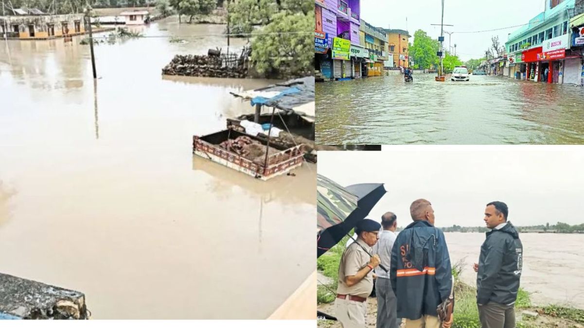 Flood-like situation in Baran due to heavy rain, 29 people were rescued; Collector-SP inspected