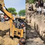 Major accident during pipeline digging in Bharatpur, 10 people buried in soil, 4 dead