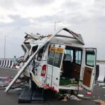 Horrific accident on Delhi-Mumbai Expressway, mini-bus collided with a parked truck in Kota, 4 killed and more than 10 injured