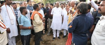 Birla reviewed the survey and relief work, told the officials that no family should be left out.