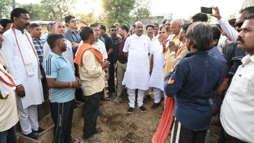 Birla reviewed the survey and relief work, told the officials that no family should be left out.