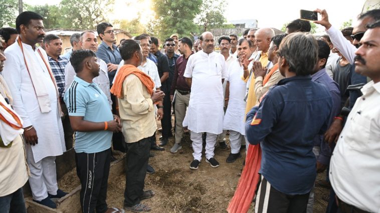 Birla reviewed the survey and relief work, told the officials that no family should be left out.