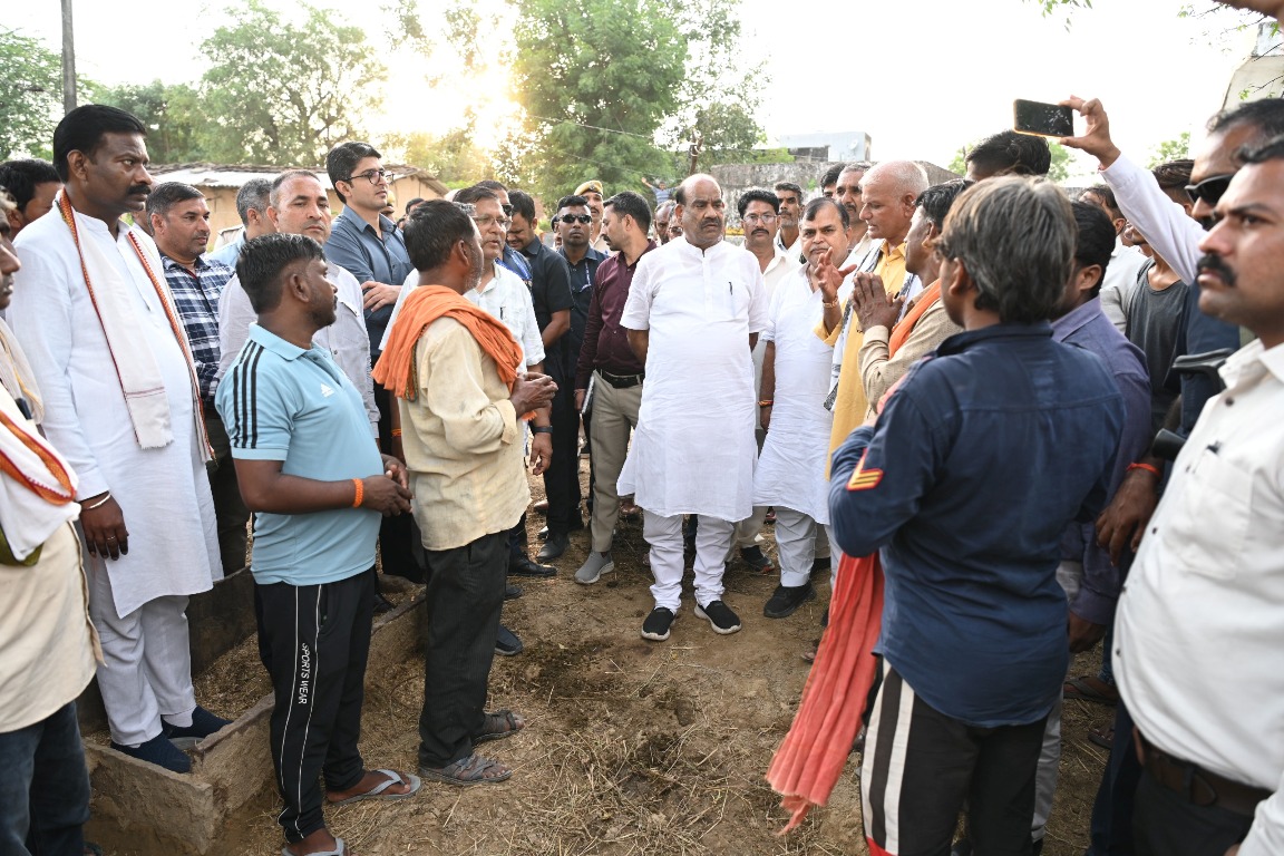 Birla reviewed the survey and relief work, told the officials that no family should be left out.
