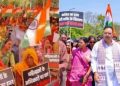 BJP Stages Protest in Jaipur Over Women's Reservation Bill; Outrage Erupts After Police Barricade and Halt March