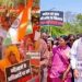 BJP Stages Protest in Jaipur Over Women's Reservation Bill; Outrage Erupts After Police Barricade and Halt March